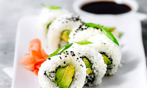 Avocado Sushi Rice Deluxe